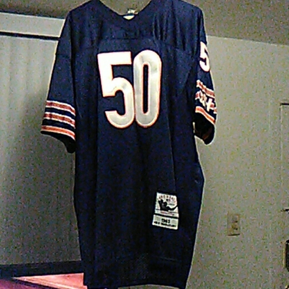 Mike Singletary Mitchell & Ness throwback jersey